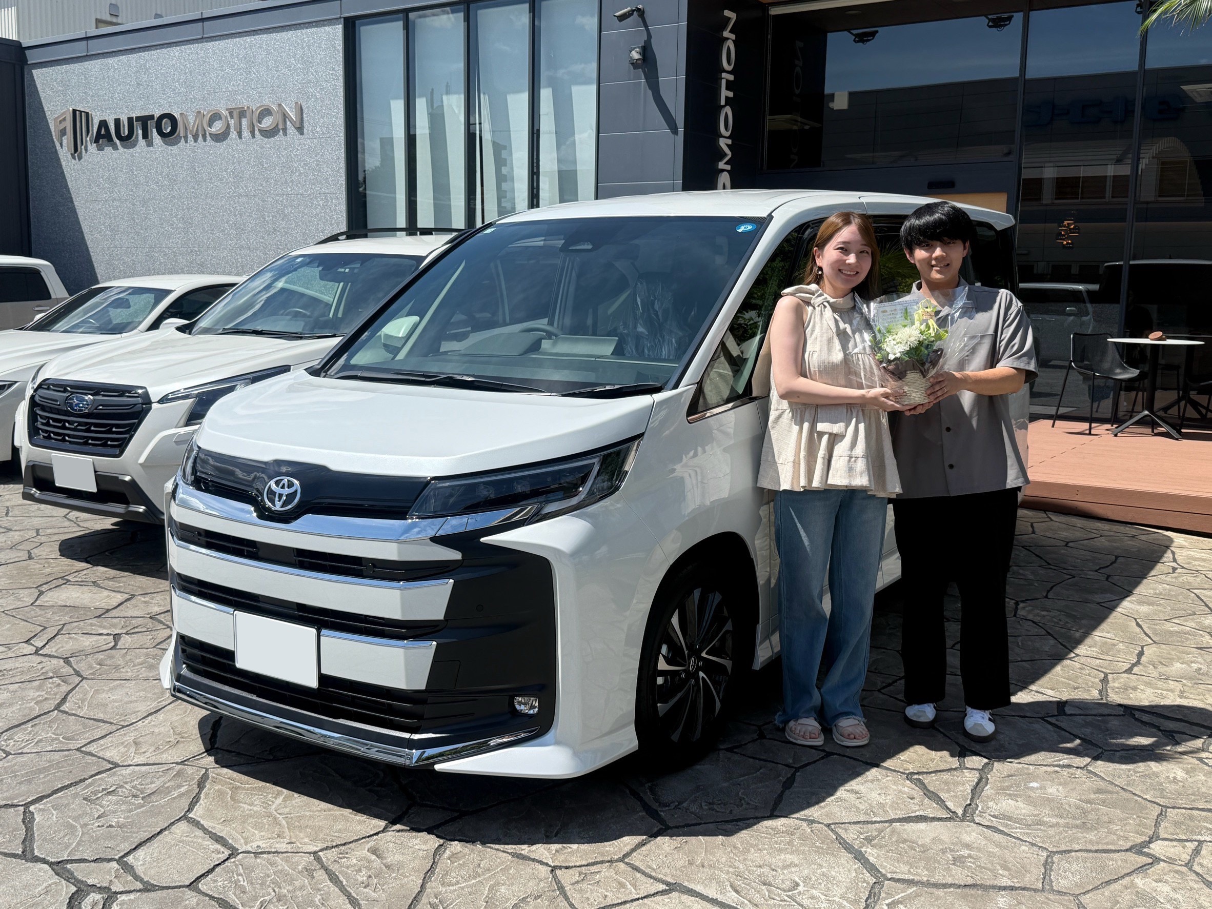 8月8日：ご納車 K様 新車ノア