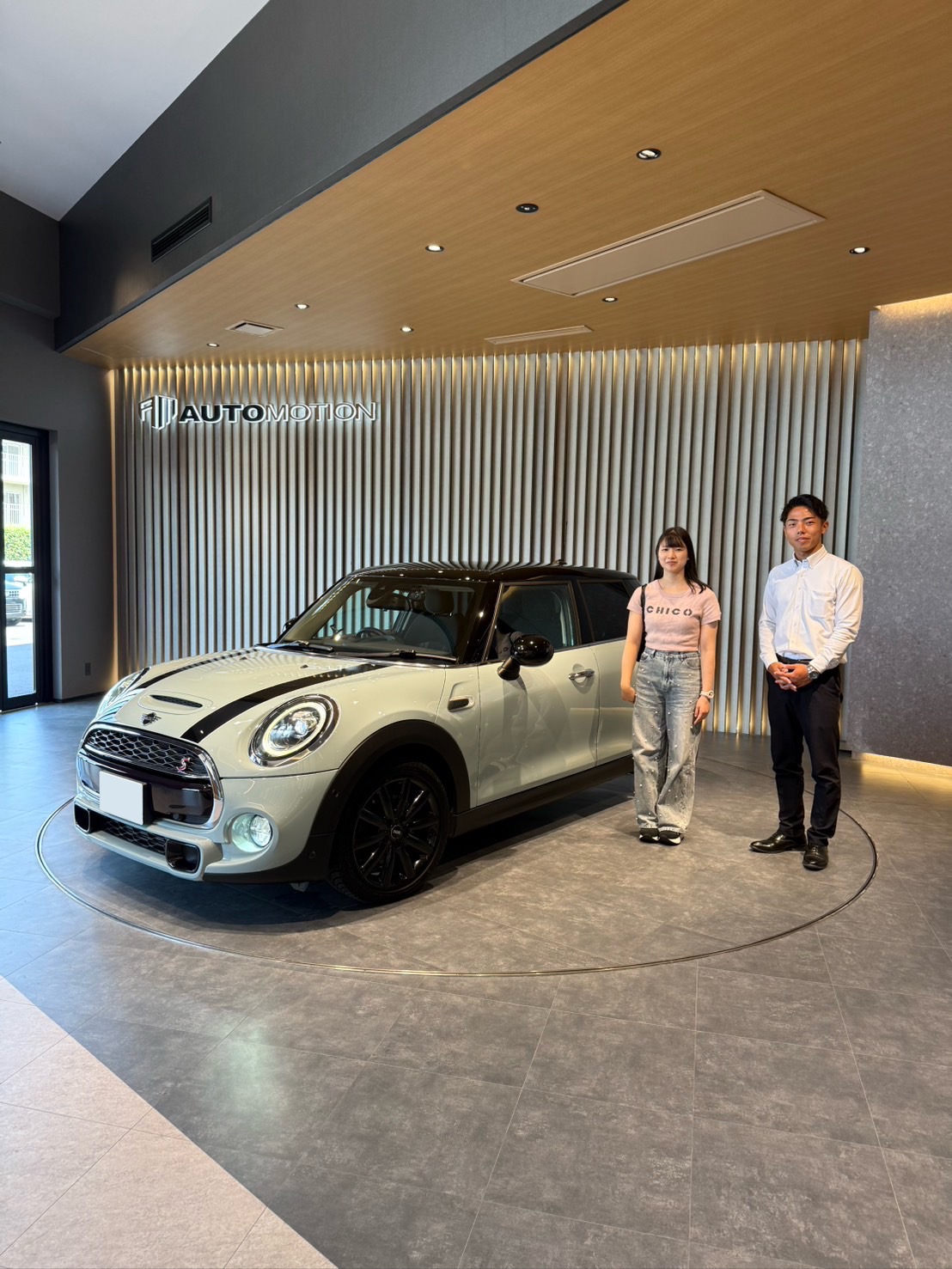 8月9日：ご納車 K様 ミニクーパー