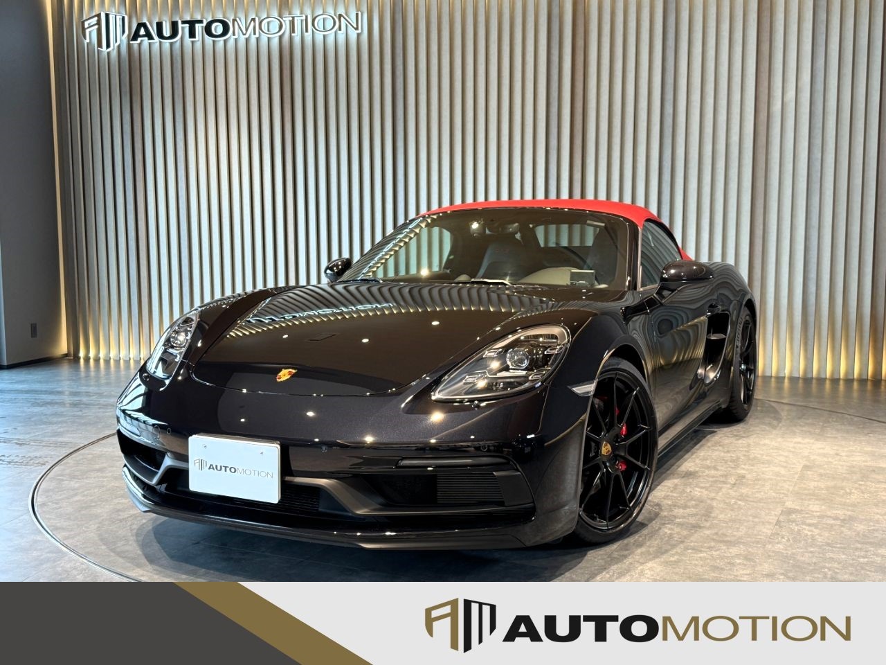ポルシェ718ボクスター　黒　R7