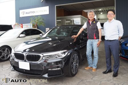 7月6日：ご納車 S様 BMW 540i