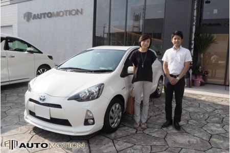 7月5日：ご納車 A様 アクア