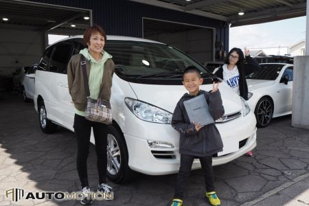 4月10日：ご納車 N様 エスティマL