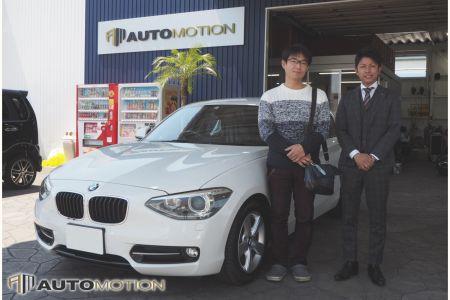 4月25日：ご納車 F様 BMW116i