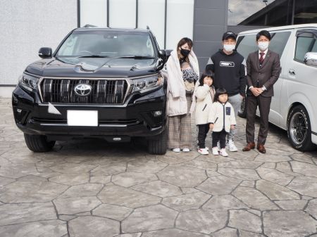 1月17日：ご納車 T様 新車ランドクルーザープラド