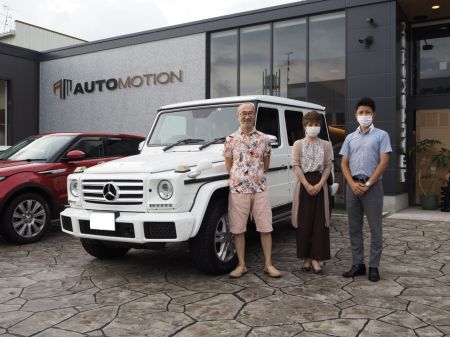 8月21日：ご納車 A様 ベンツG350d